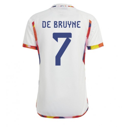 Belgium Kevin De Bruyne #7 Replica Away Shirt World Cup 2022 Short Sleeve